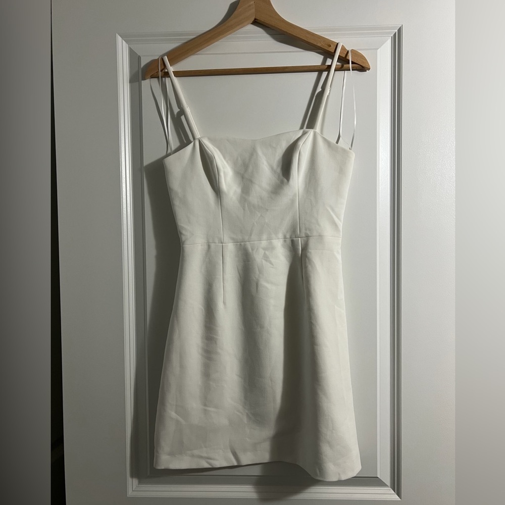 French Connection White Mini Dress (size 2)